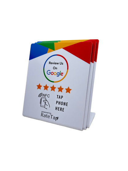 RateTap Google Review Stand