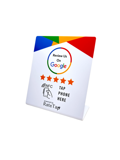 RateTap Google Review Stand