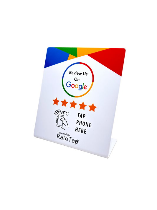 RateTap Google Review Stand